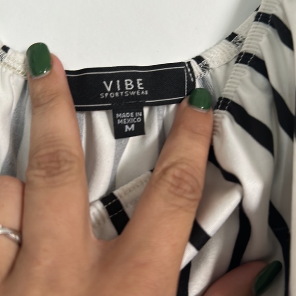 Black and White floor length dress - Picture 2 of 2